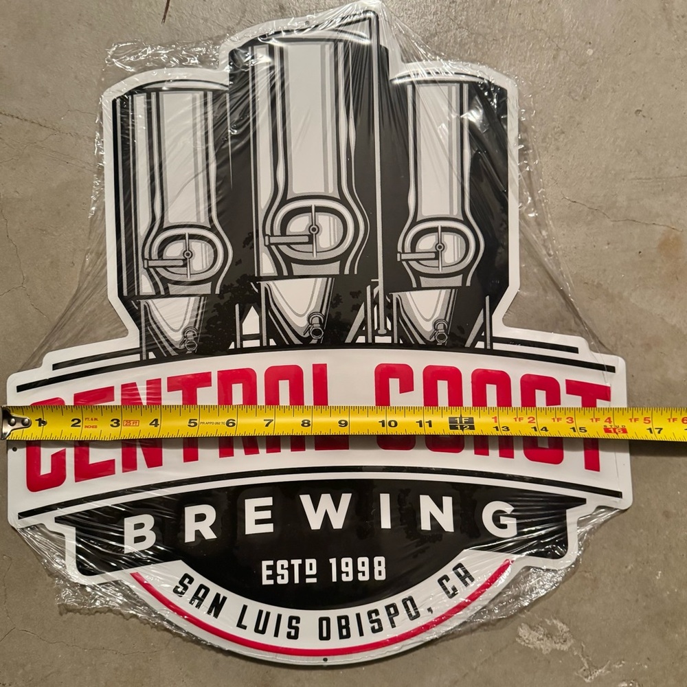 Central Coast Brewing San Luis Obispo Metal Decorative Beer Sign - Picture 4 of 4